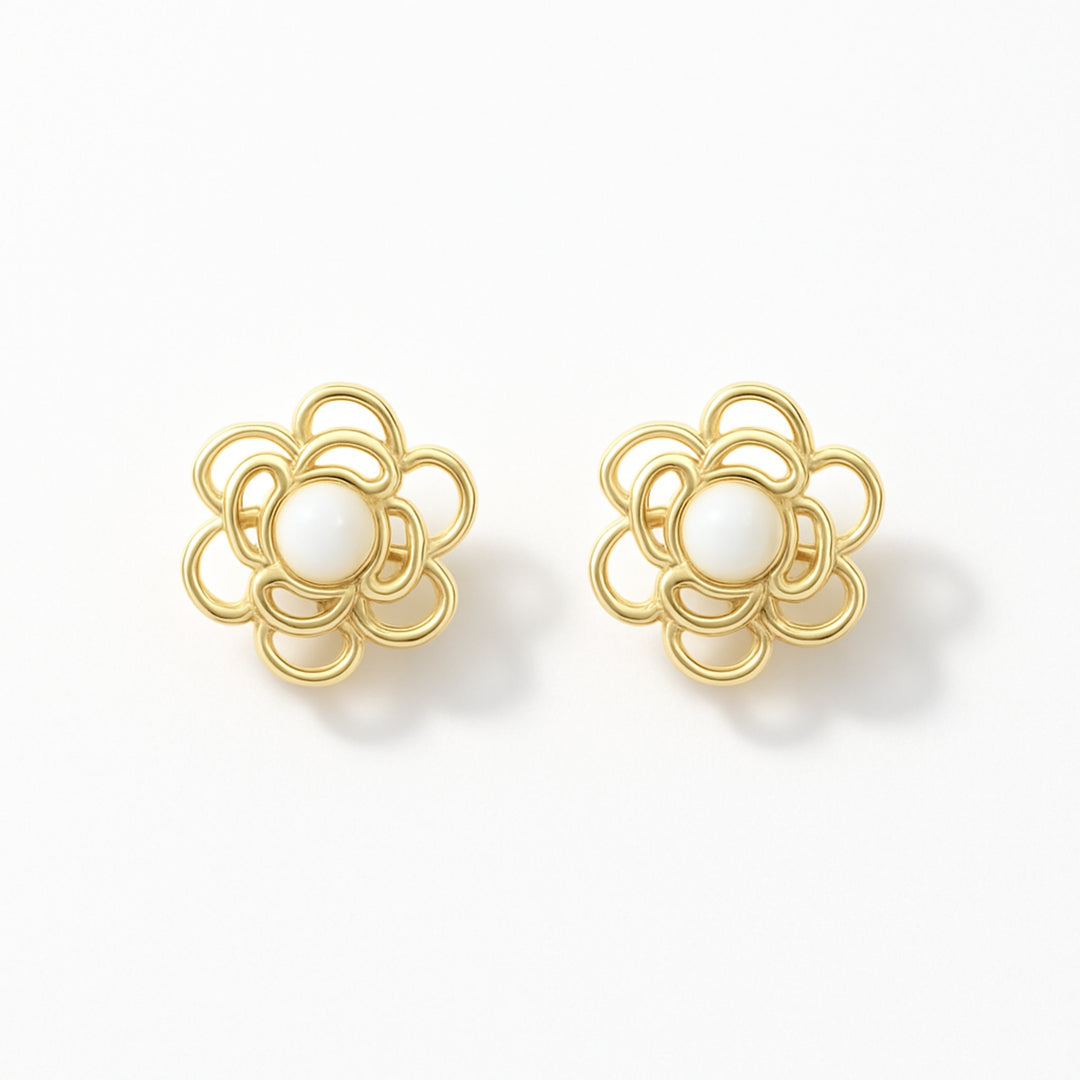 Zinnia earrings