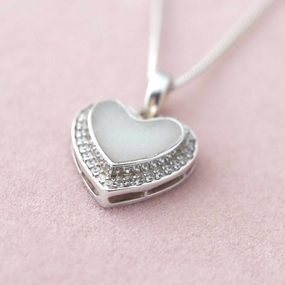 Halo Heart Necklace