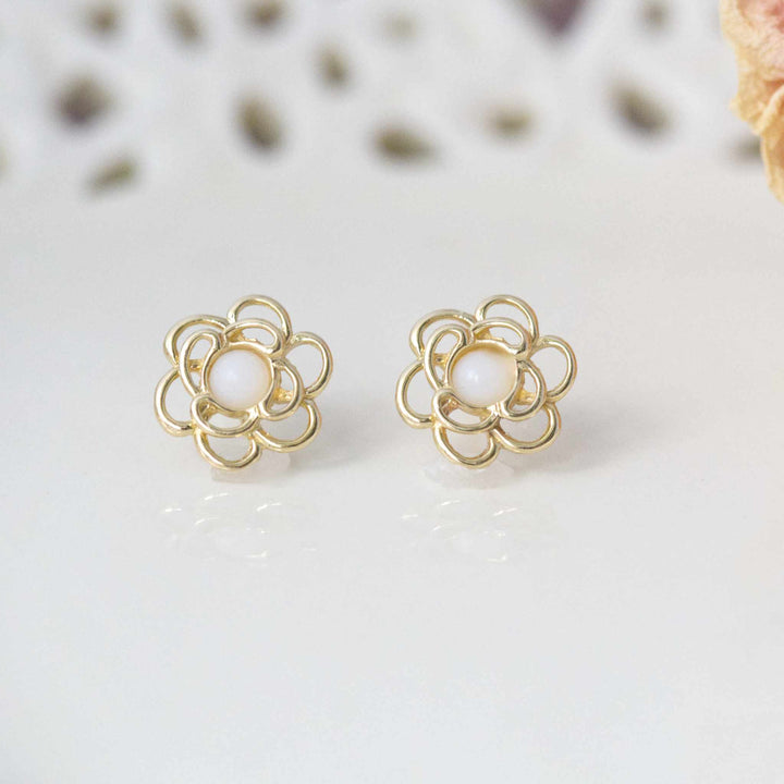 Zinnia earrings