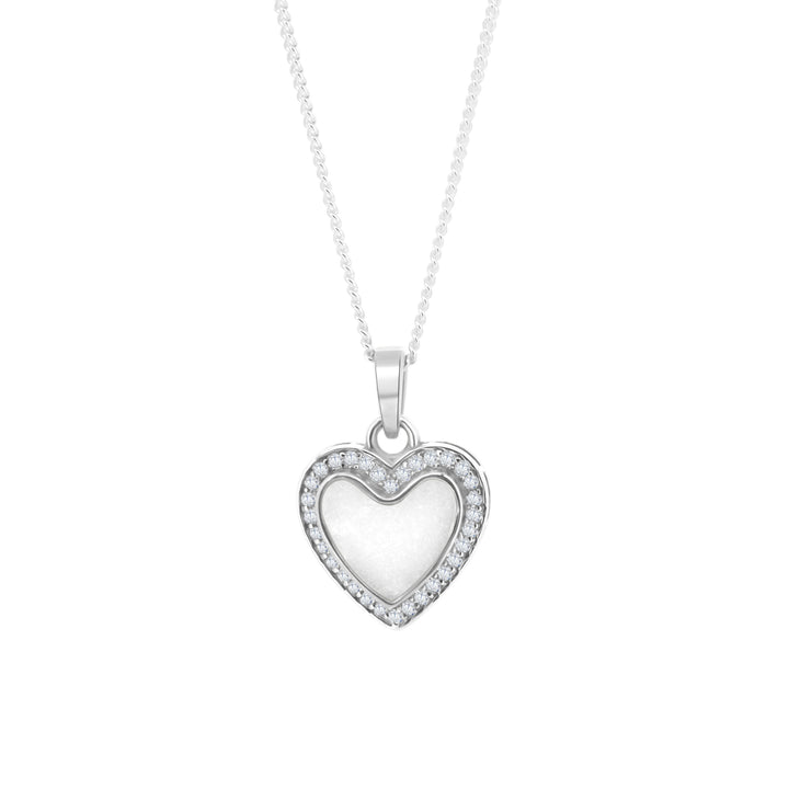 Halo Heart Necklace