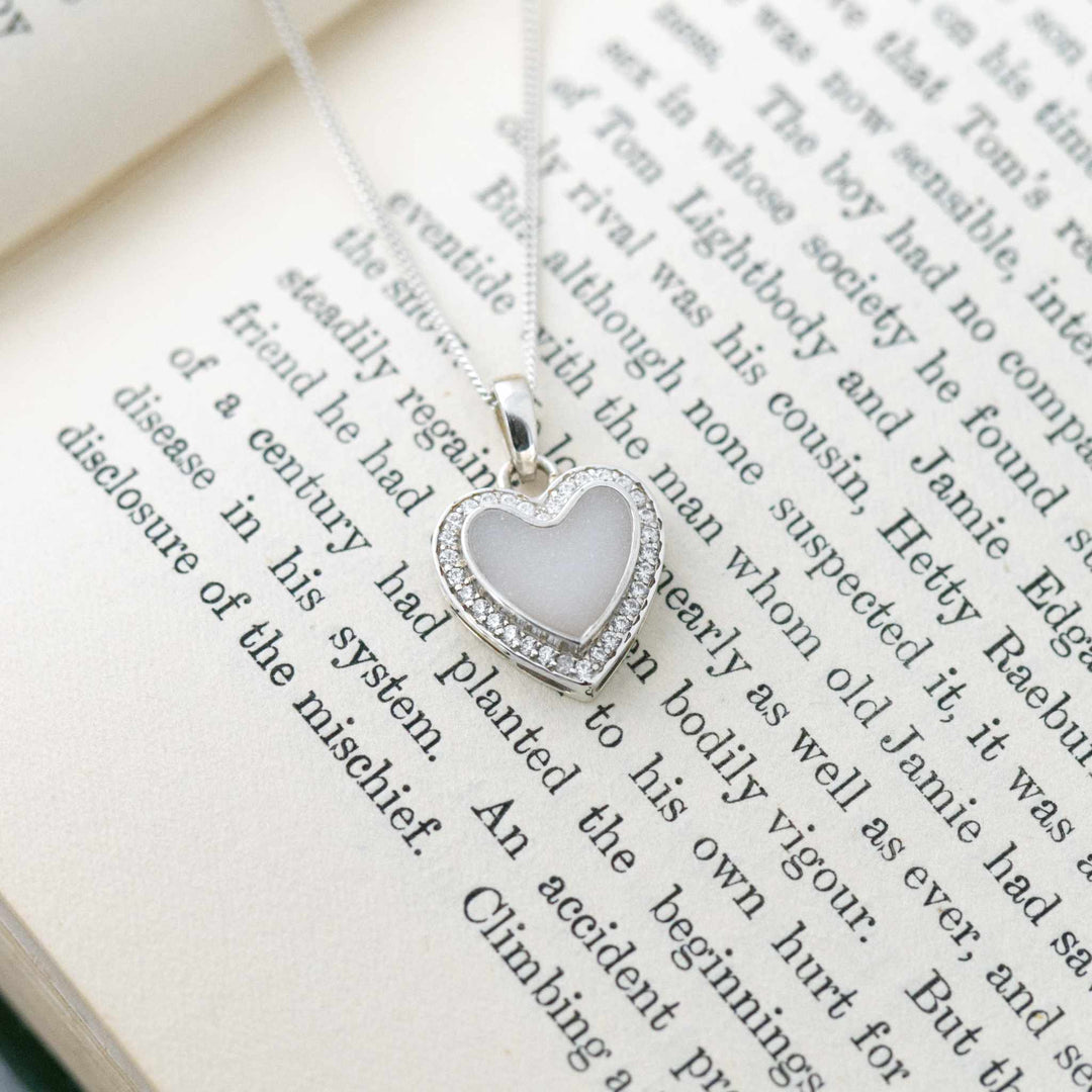 Halo Heart Necklace