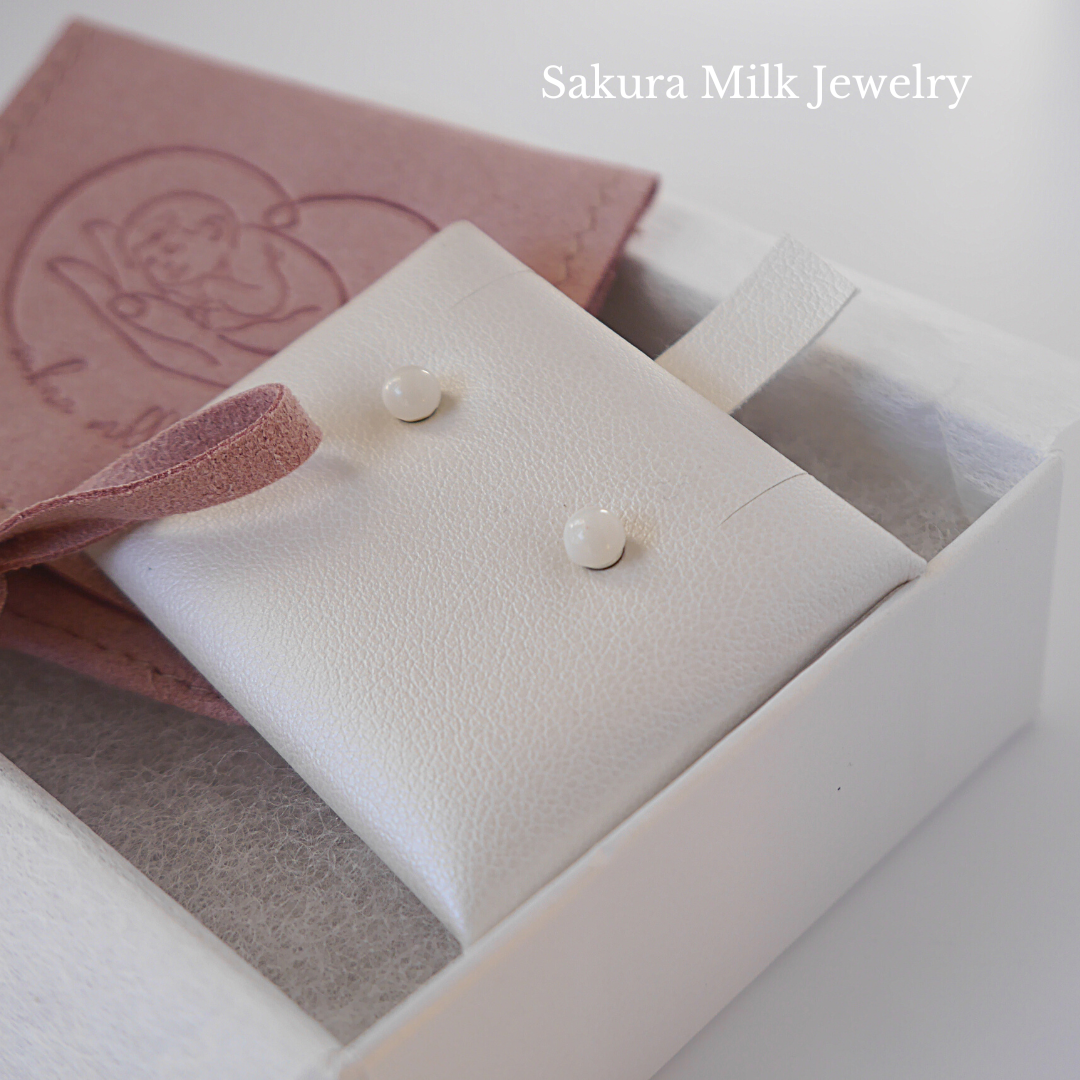 Breastmilk Pearl Earrings