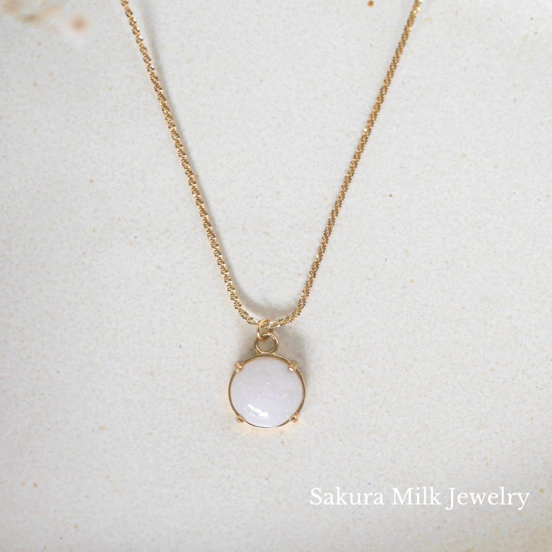 Simple 14k Gold ネックレス ・母乳ジュエリー・ゴールド – Sakura